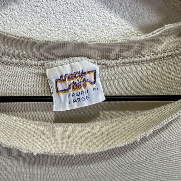 Vtg Crazy Shirts Hawaii Shirt Mens Large Bankoh Molokai 1988 Single Stitch USA - Picture 13 of 16